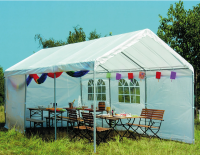 Siena Garden Dach Carport 3x6 Weiß 300 cm x 600 cm