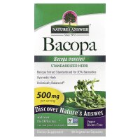 Natures Answer, Bacopa, 500 mg, 90 pflanzliche Kapseln