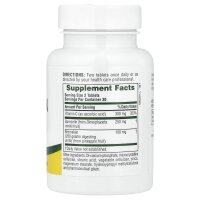 NaturesPlus, Quercetin Plus® mit Bromelain und Vitamin B C, 60 Tabletten