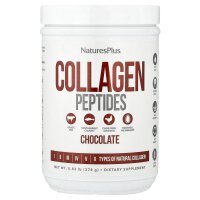 NaturesPlus, Kollagenpeptide, Schokolade, 378 g...