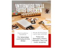 Canon SELPHY QX20 mobiler Fotodrucker – per WLAN direkt vom Smartphone drucken
