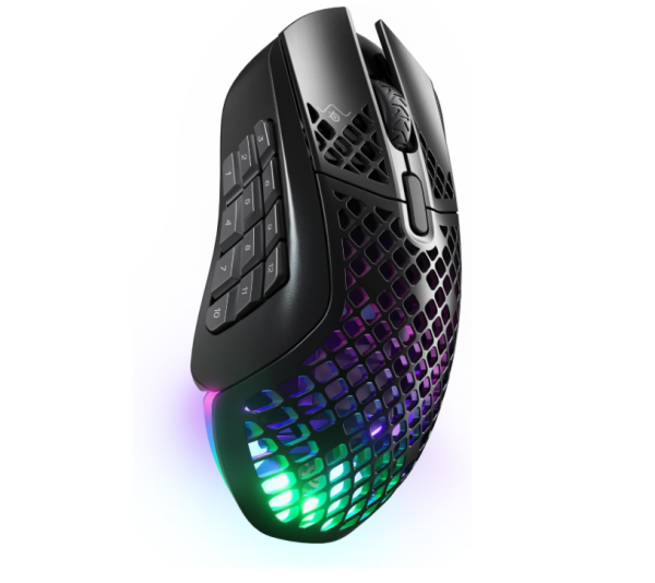 SteelSeries Aerox 9 Wireless - RGB Gaming-Maus - 18 Tasten 18.000 DPI
