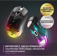 SteelSeries Aerox 9 Wireless - RGB Gaming-Maus - 18 Tasten 18.000 DPI