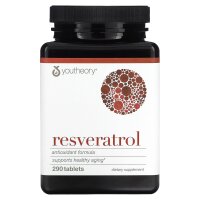 Youtheory, Resveratrol, 290 Tabletten