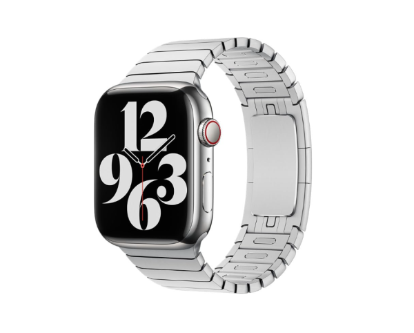 Apple Watch Band Gliederarmband 42mm Silber Edelstahl