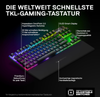 SteelSeries Apex Pro Wireless Gaming-Tastatur US-Layout QWERTY