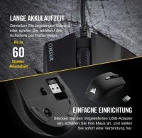 Corsair Harpoon Wireless RGB Lightweight Gaming Mouse ohne OVP