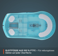 SteelSeries Rival 3 Gen 2 Gaming-Maus - 8.500 DPI blau