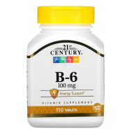 21st Century, B-6, 100 mg, 110 Tabletten