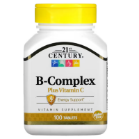 21st Century, B-Complex Plus Vitamin C, B-Komplex mit...
