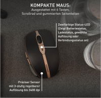 CHERRY DW 9100 Slim, Kabelloses Tastatur- und Maus-Set DE-Layout