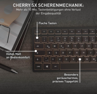 CHERRY DW 9100 Slim, Kabelloses Tastatur- und Maus-Set DE-Layout