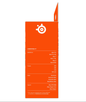 SteelSeries PrismCaps – Double-Shot-Tastenset DE-Layout MX-Stößel