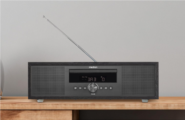 MEDION DAB Radio mit Bluetooth und CD Player ohne Fernbedienung