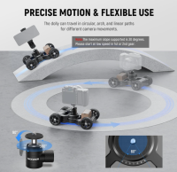 NEEWER DL400 Upgraded Motorized Camera Slider Dolly mit App Steuerung