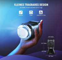 NEEWER MS60C RGBWW LED Videoleuchte Studiolicht 65W Mini Kompakt