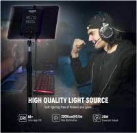 NEEWER 25W 12,9" Streaming Key Light Tischständer/2,4G Fernbedienung