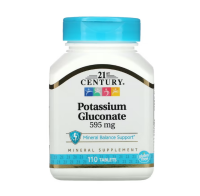 21st Century, Kaliumgluconat, 595 mg, 110 Tabletten