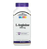 21st Century, L-Arginine, L-Arginin, 1.000 mg, 100 Tabletten