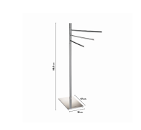 baliv Handtuchhalter ST-6900 mit 3 Stangen Schwenkbar
