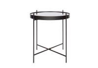 Beistelltisch mit Glasplatte Dark Wonder Ø 43 cm...