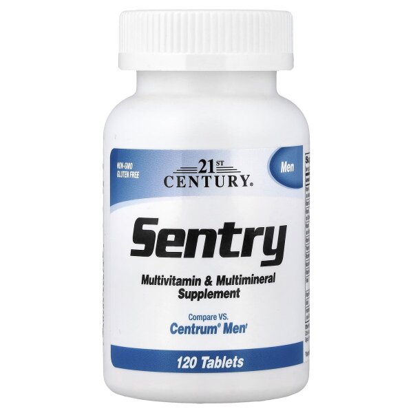 21st Century, Sentry Men,Multivitamin+Multimineralstoffpr?parat, 120 Tabletten