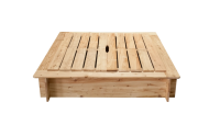 Sandkasten Komplett-Bausatz Fichtenholz 120 cm x 120 cm