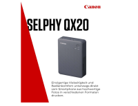 Canon SELPHY QX20 mobiler Fotodrucker – direkt vom Smartphone drucken