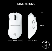 Razer DeathAdder V4 Pro - kabellose ergonomische E-Sport Maus