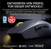 Corsair Sabre v2 PRO Ultralight Wireless FPS Gaming-Maus – Schwarz