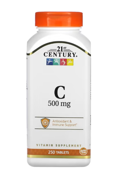 21st Century, Vitamin C, 500 mg, 250 Tabletten