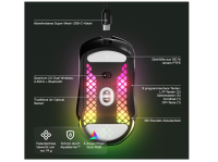 SteelSeries Aerox 5 Wireless – RGB Gaming-Mouse mit...