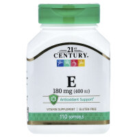 21st Century, Vitamin E, 180 mg (400 IE), 110 Softgels