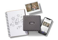 INSTAX LINK Wide Smartphone Printer, Mocha Gray...