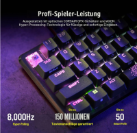 Corsair K65 PRO MINI RGB 65%  kabelgebundene Gaming-Tastatur