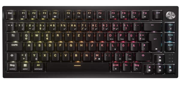 Corsair K65 Plus Wireless 75% RGB Gaming-Tastatur - ohne Dongle