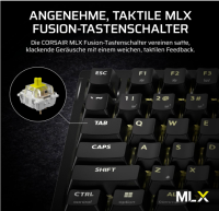 Corsair K65 Plus Wireless 75% RGB Gaming-Tastatur - ohne...