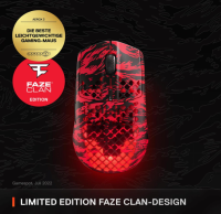 SteelSeries Aerox 3 Wireless - Faze Clan Edition - RGB Gaming Maus