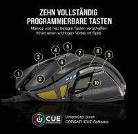 CORSAIR NIGHTSWORD RGB Kabelgebundene Tunable FPS/MOBA...