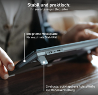 CHERRY KW 9200 MINI, Kompakte Multi-Device-Tastatur US-Layout QWERTY
