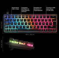 SteelSeries Apex Pro Mini Gen 3 Gaming Tastatur FR-Layout AZERTY