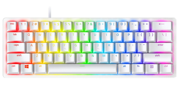 Razer Huntsman Mini (Red Switch) - Kompakte 60% Gaming Tastatur QWERTY