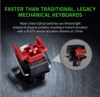 Razer Huntsman Mini (Red Switch) - Kompakte 60% Gaming Tastatur QWERTY