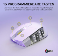 Corsair Scimitar Elite Wireless SE MMO Gaming Maus – Weiß ❌BITTE LESEN