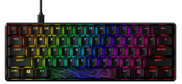 HyperX Alloy Origins 60 – Mechanische Gaming-Tastatur US-Layout QWERTY
