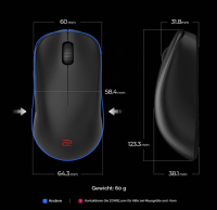 BenQ Zowie U2-DW Kabellose 4K eSoports Maus