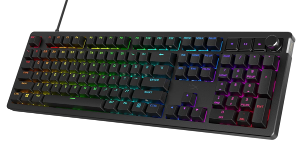 HyperX Alloy Rise – Hot-Swappable mechanische Gaming-Tastatur QWERTY