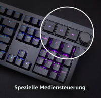HyperX Alloy Rise – Hot-Swappable mechanische Gaming-Tastatur QWERTY