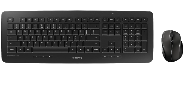 CHERRY DW 5100, Kabelloses Tastatur-Maus-Set, EU-Layout (QWERTY)