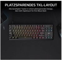 Corsair K70 CORE TKL Tenkeyless-Gaming-Tastatur IT-Layaout